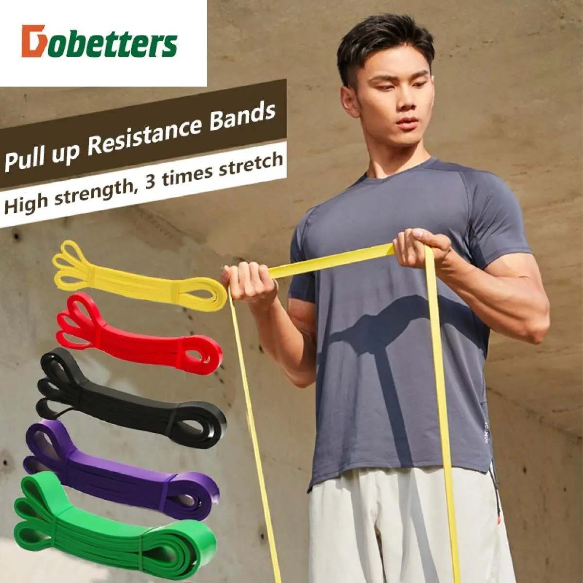 Resistance Band 208cm Workout Pull Up Elastic Bands Rubber Loop Power  Set Home Gym Fit【80% of people need fitness equipment】ness Equipment Outdoor Getah