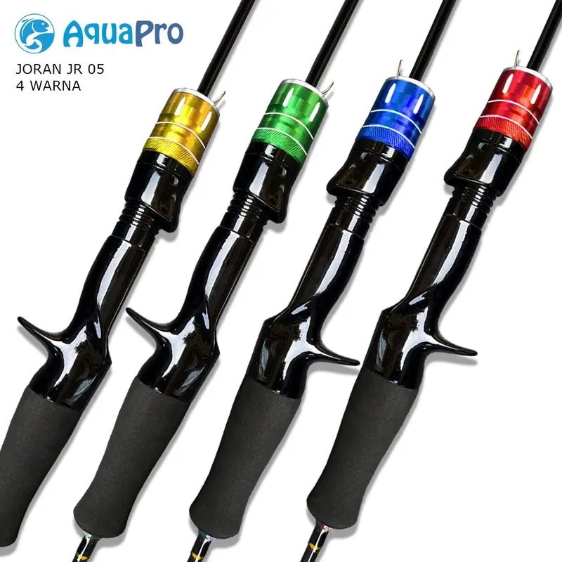 Aquapro - Joran Pancing Ikan Dengan Model Joran UL Level Dasar Ultra-light Spinning & Baitcasting quality Fishing Rod 1.50M, 1.65M, 1.80M Solid Karbon Padat Tiang Ultralight Tindakan Cepat Spinning Casting Fishing Rod 6