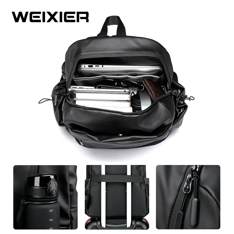 WEIXIER 9555 Tas Punggung Pria Ransel Laptop Anti Air 6