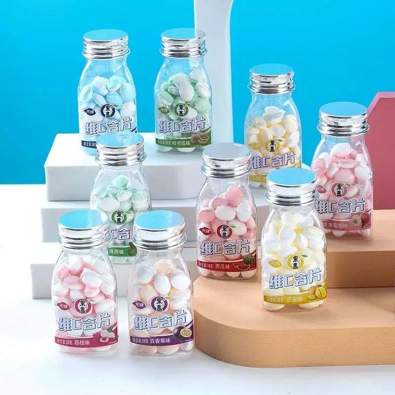 Kẹo Ngậm Bạc Hà Thơm Miệng Vị Trái Cây/ giảm căng thẳng