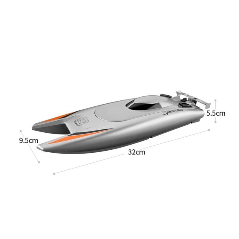 Product Introduction of Remote Control RC Boat 30km/h High Speed Racing Boat RC Model Toy for Kids 0