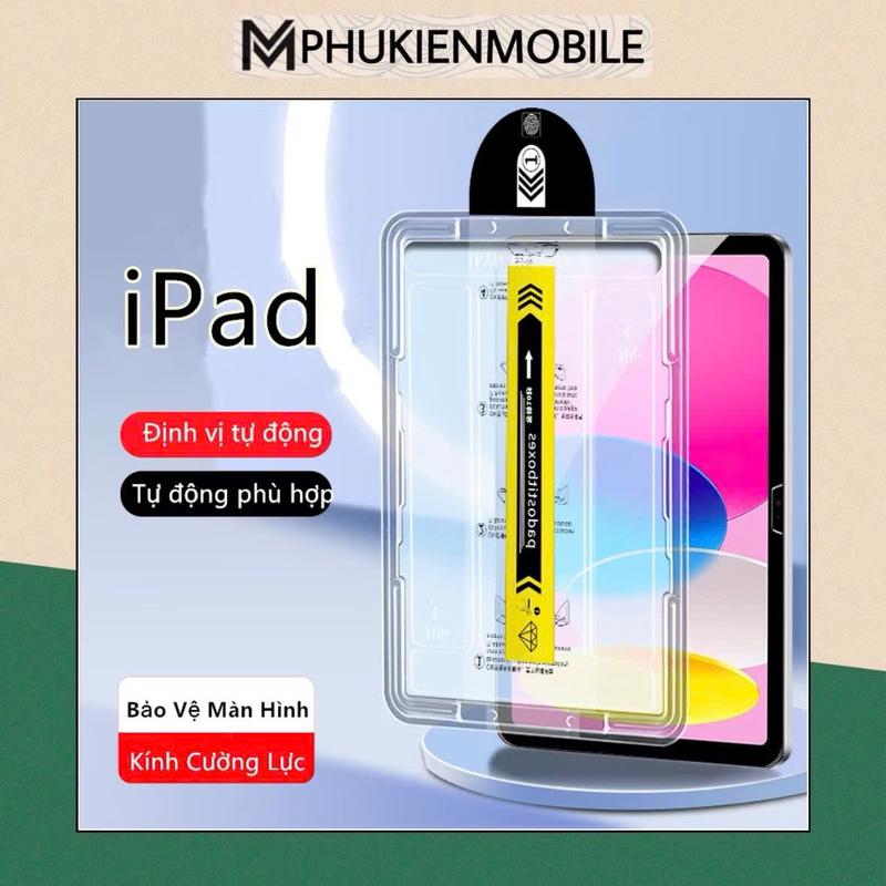 Kính Cường Lực Tự Dán- Tự Lấy Bụi Bảo Vệ Màn Hình Cho iPad Gen 9 8 7 10.2 Air 6 11 13 M2 2024 Pro M4 13 11 Mini 7 Air4 5 10.9 5th 6th 9.7 Air 3 Pro 10.5 Pro 11 12.9in Mini6 8.3