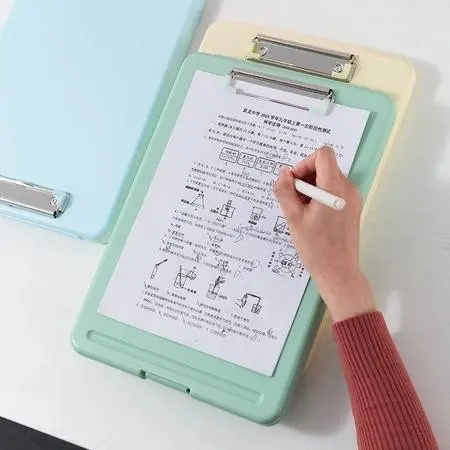 Clipboard + Storage Alas Papan Ujian / Papan Jalan 2in1 / Clipboard 2 in 1 / Clip Board A4 7