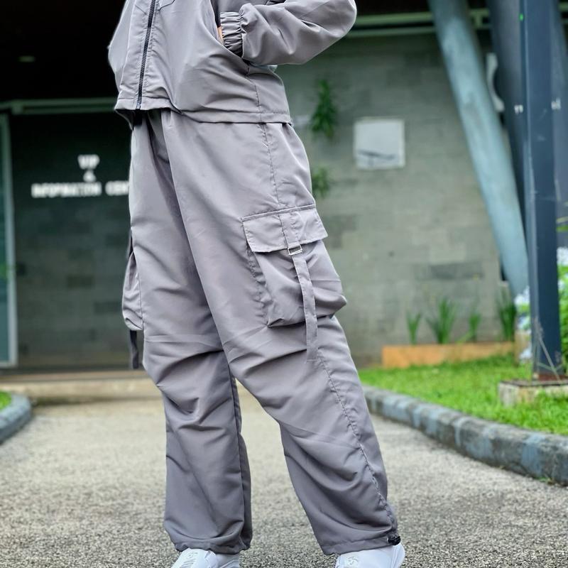 Celana Cargo Harajuku (Celana Saja) 10Warna Lengkap Bahan Parasut Unisex (Pembelian Khusus Hanya Celana Cargo Saja) 4