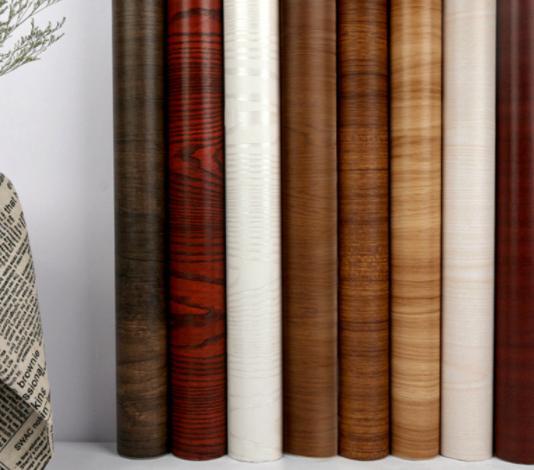 Giấy decal dán tường giả vân gỗ dán bàn tủ chống nước khổ 1m sẵn keo đẹp giá rẻ