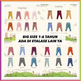 LIBBY LEGGING BABY EARTH COLOUR SERIES 0-1 TAHUN | LIBBY EASY TSHIRT | LILO SKIRT  Fashionbabies 1