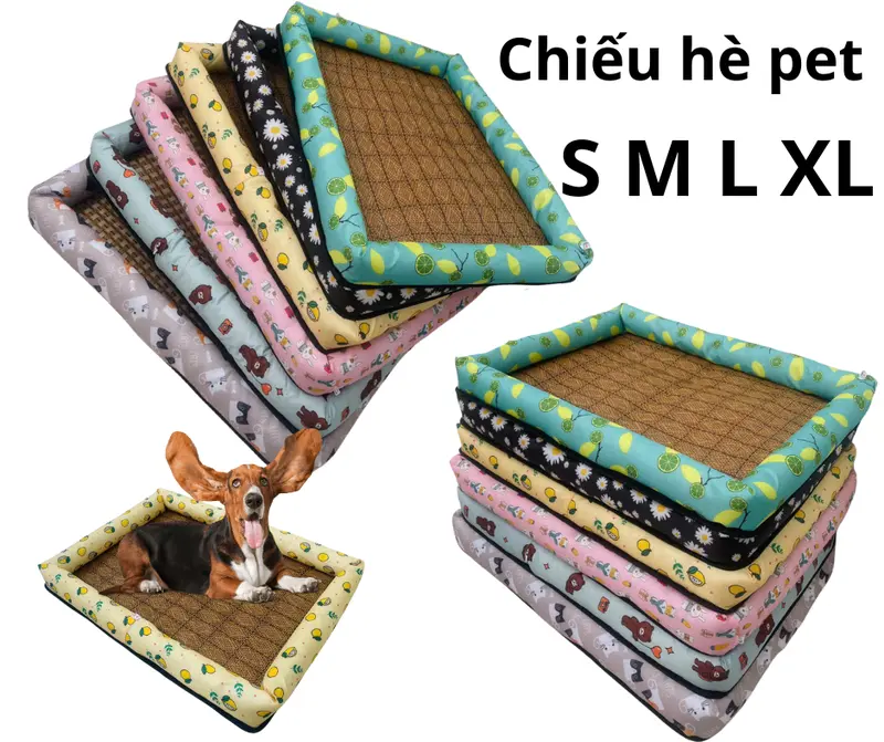 (Rẻ vô địch)Đệm Chiếu Điều Hoà nhiều màu sắc mới cho pet từ 2kg đến 35kg ,thoải mái , thoáng mát 6