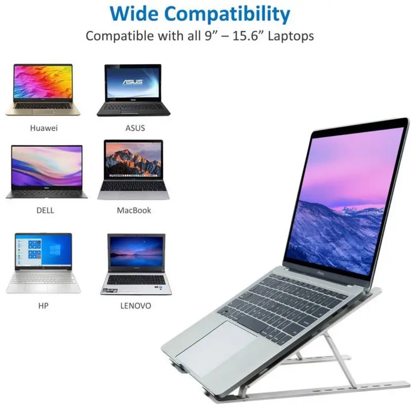 Stand Holder/Notebook/Laptop Lipat Portable Plastik FSB1 Anti Slip Multi Position AK002 - XOBOX 1