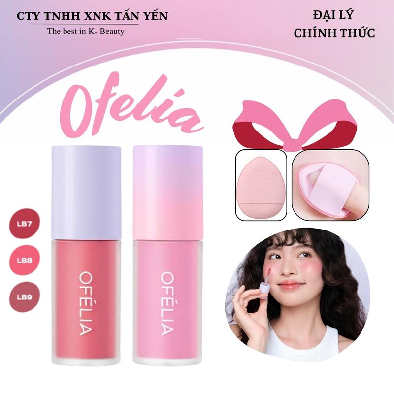 Má Hồng Dạng Kem OFELIA Lolli Liquid Blush 4.3g