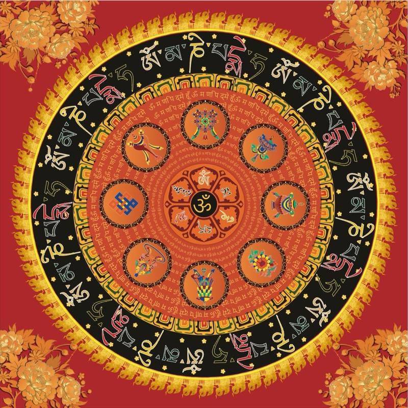 Tranh Mandala Trang Trí Nhà Cửa, Phòng Thờ, Nơi Làm Việc Decor Decor Phòng 1