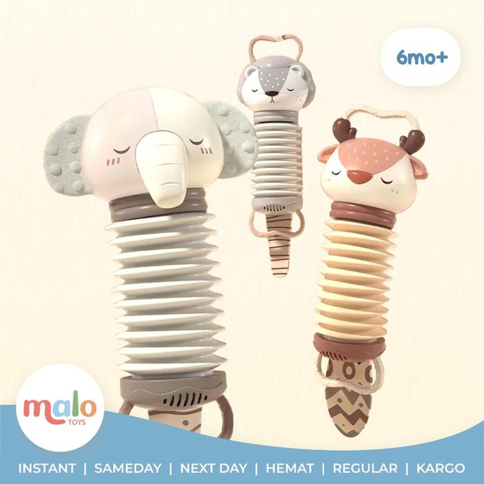 Gambar MALOTOYS - Music Accordion Animal Baby Mainan Musical Akordeon Instrument Bayi Musik Instrumen Sleep Soothing Toy Rattle Anak Kids Malo Toys dari Malo Toys Kab. Tangerang Tokopedia