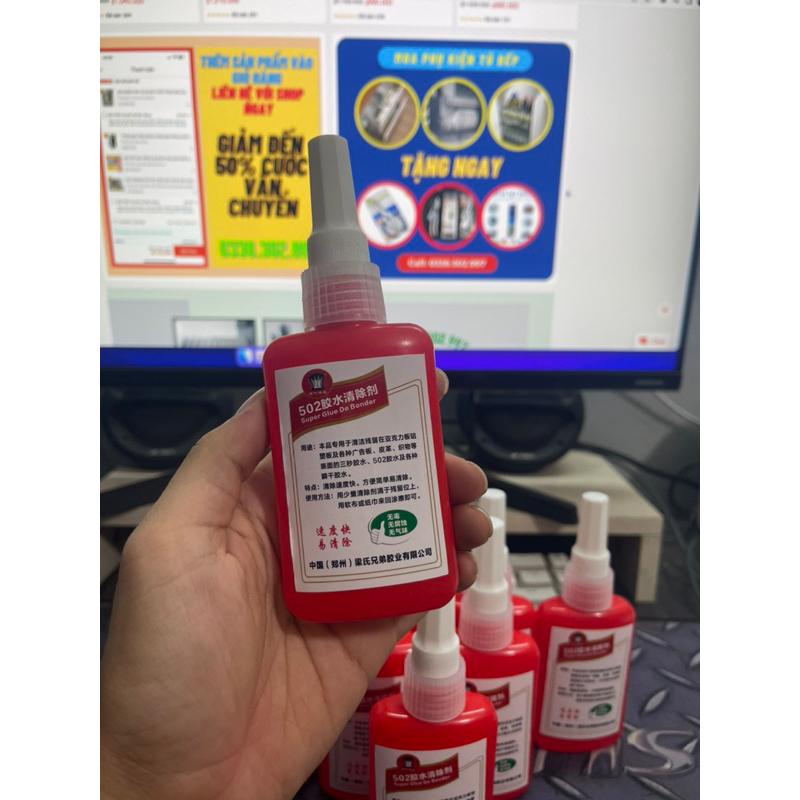 Tẩy keo 502 tấm nhựa nội thất quảng cáo Eco Plast Vinco Chinhuei Alu mica MDF gỗ công nghiệp ko bay màu vật liệu