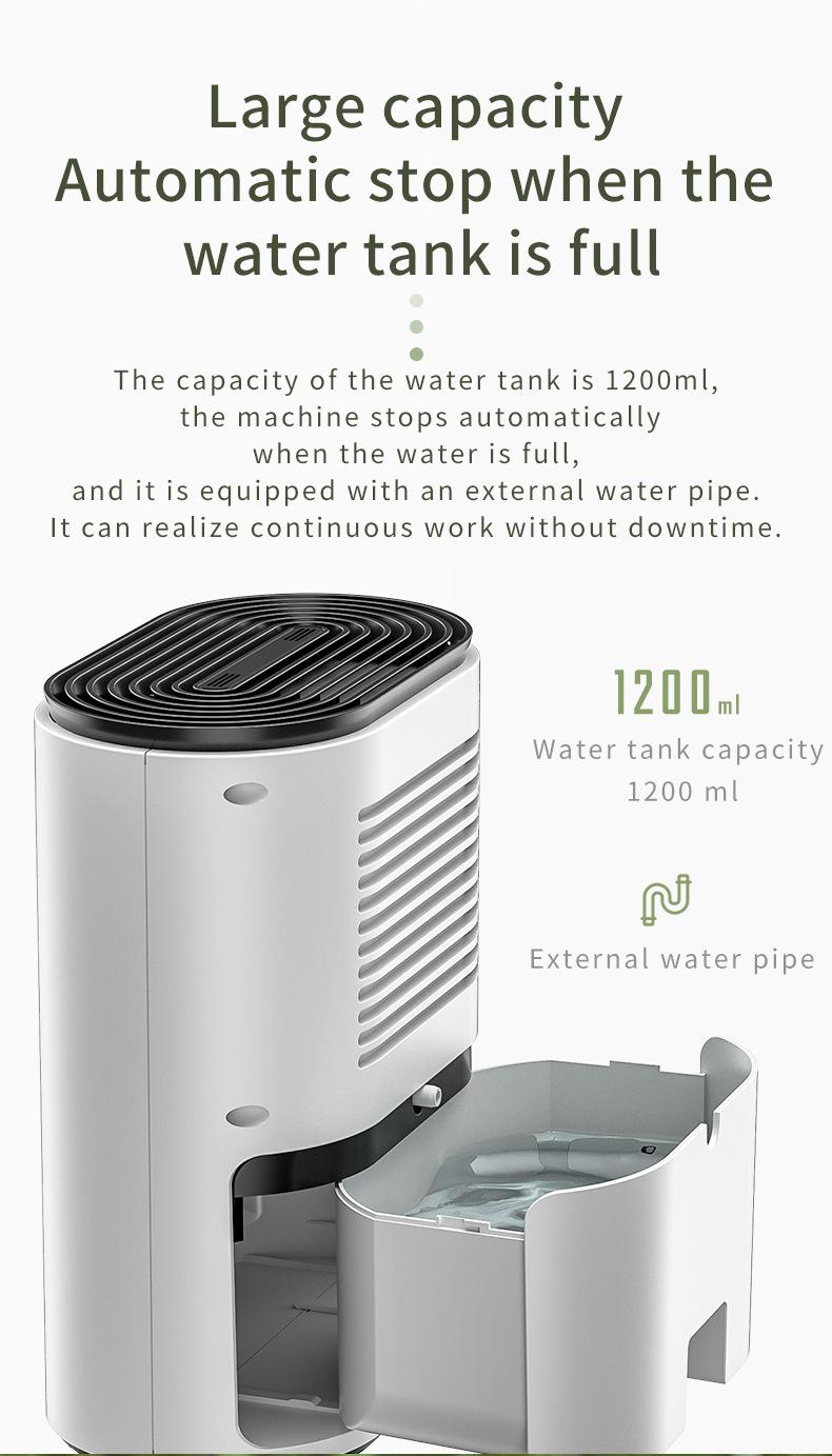 Product Introduction of Dehumidifier Household Dehumidifier Small Bathroom Dehumidifier Drying Bedroom Mini Moisture Absorber Indoor Moisture-Proof 9