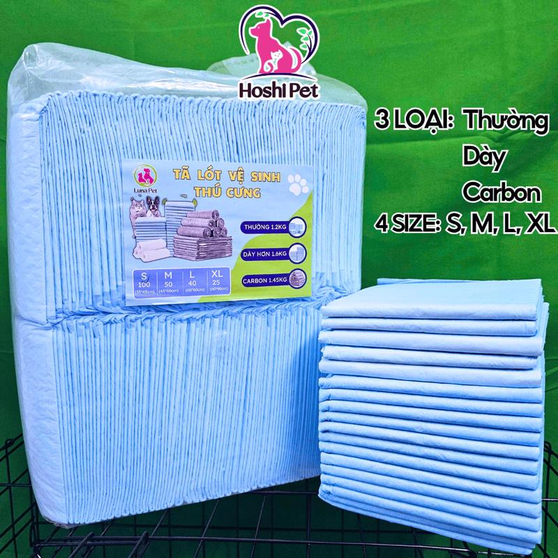 Tã giấy lót chuồng cho chó mèo siêu thấm hút- Bỉm cho chó mèo nhiều kích thước - Hoshipet