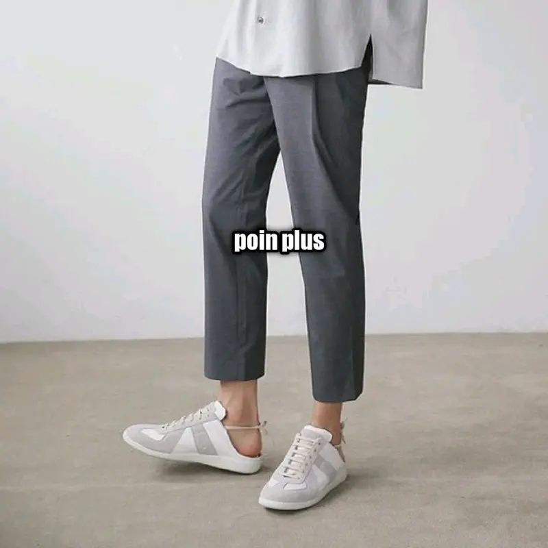celana bahan sirwal poinplus | celana sirwal | celana bahan sirwal pria muda tebal  hitam  formal  lembut  basic  nyaman Kerja Kantor 5