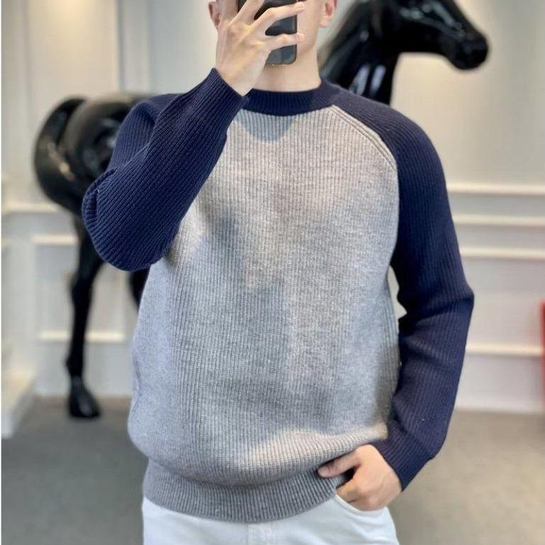 Áo sweater len nam form rộng TANKA áo len nam mùa đông chất liệu dày dặn AL27