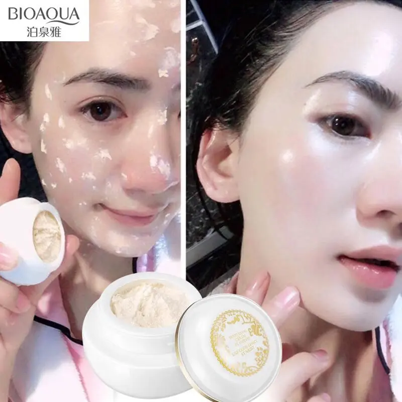 BIOAQUA Face Whitening Cream For Dark Skin Spots Scars Snow White Cream Day Night Face Cream For Skin Whitening Moisturizer Skincare Comfort Moisture Hydrate Hydrating
