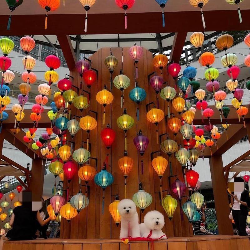 Đèn Lồng Hội An vải lụa (CÓ SẴN)Hội An Lantern (20cm-30cm-45cm)mua 10 =sỉ 4
