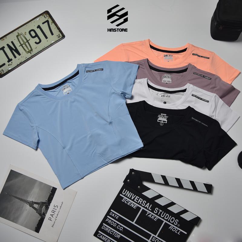 Áo croptop tập gym yoga nữ  phối ráp chất thun lạnh co giãn thoải mái. Đồng Sport