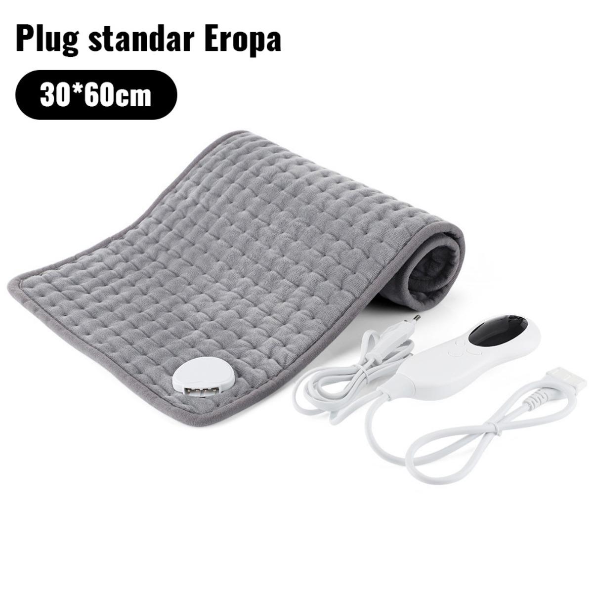 Kaos Terapi Pemanas Listrik 60x30cm - Penghangat Leher, Punggung, Bahu, Pemanasan Cepat 10 Level Suhu, Nyaman & Aman untuk Perawatan Rumahan, Model [Model Name]