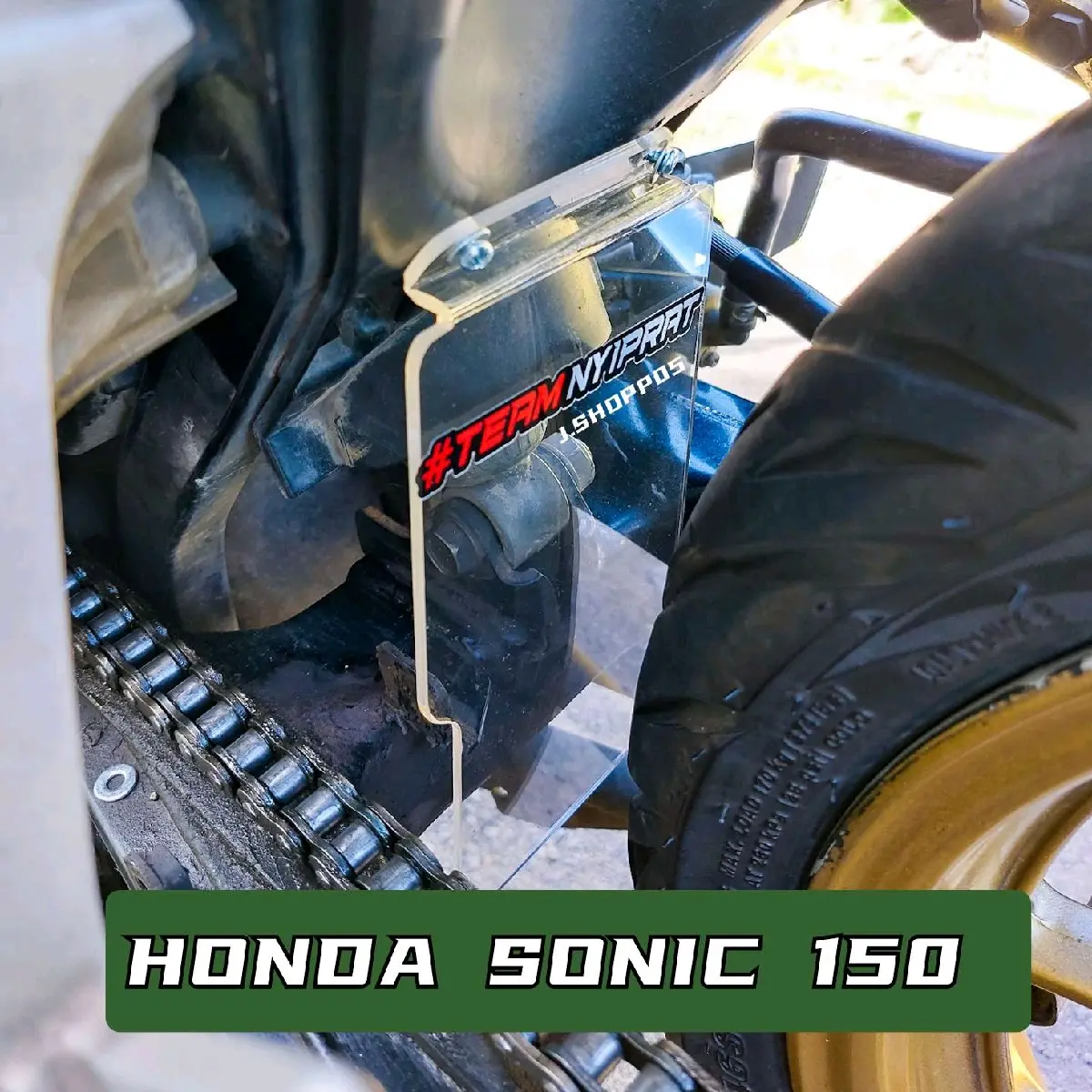 PENAHAN LUMPUR HONDA SONIC 150 / SUPRA GTR