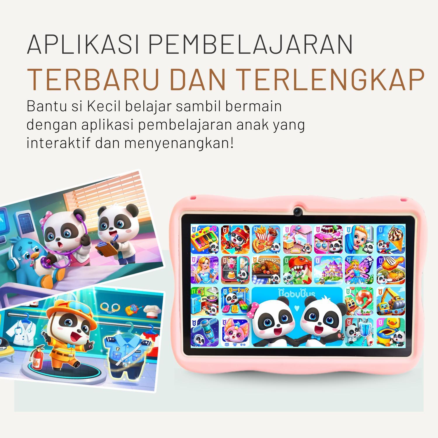 SMARTBERRY Smartberry Kids Study Tab B89 Plus Tablet Anak Android 4/128GB 7 Inch 2 Kamera Bluetooth Wifi Layar Jernih Aman dan Nyaman untuk Belajar
