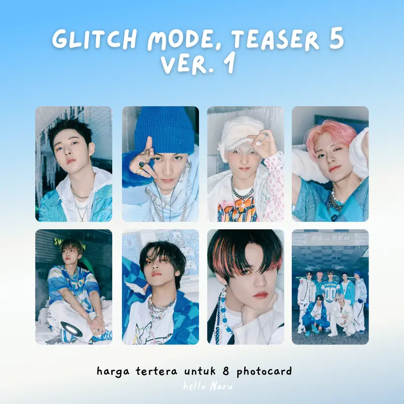Paket GLITCH MODE Photocard Teaser 5 | Bisa COD 0