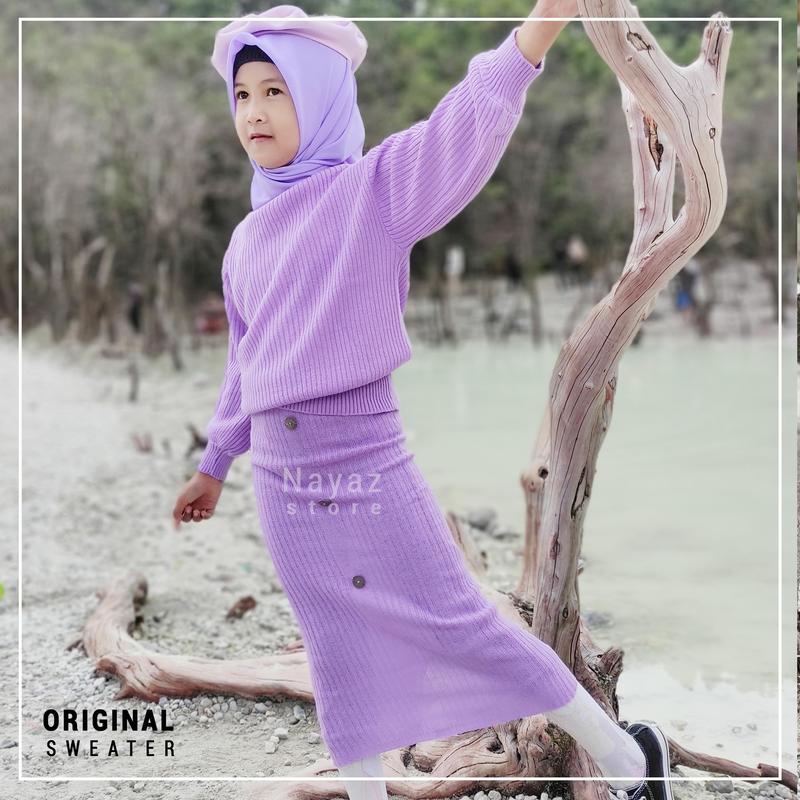 Sweater Rajut Selelan Anak Perempuan 2