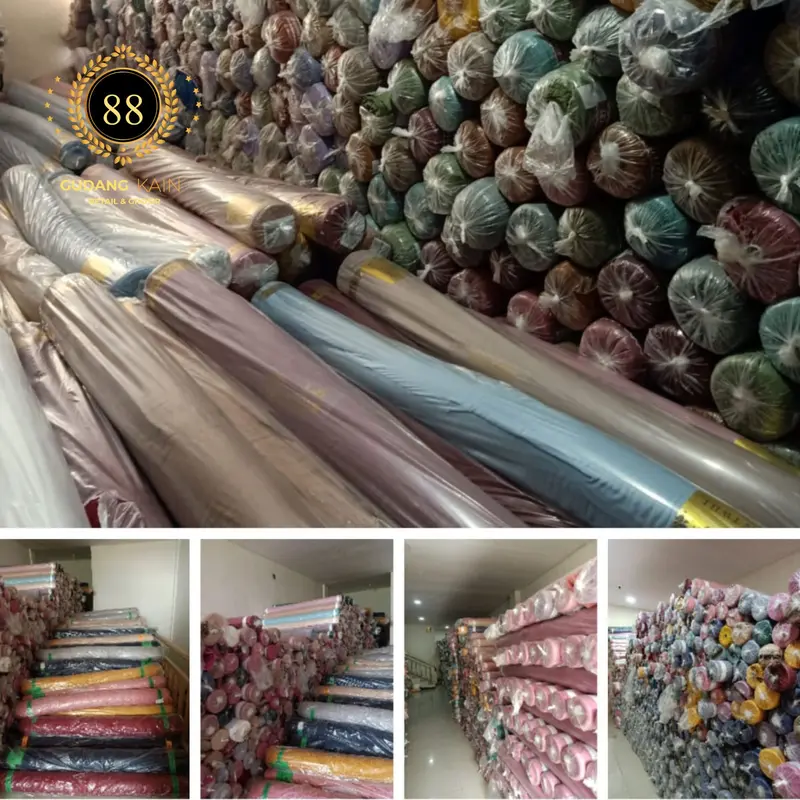 Kain Satin Velvet Premium Polos Bridesmaid [Harga 1 Roll - Isi 60 Yard] indonesia teracota sutra & satin 0
