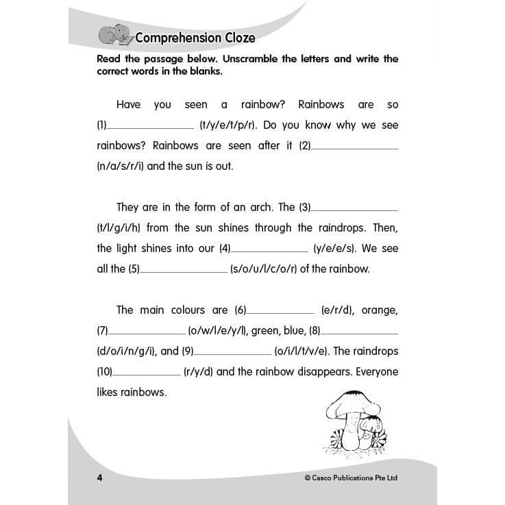Product Introduction of Casual Classroom English Vocab/Grammar/ Comprehension Cloze 2 18