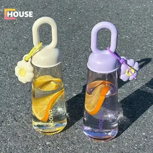 Tumbler 500ML Botol Transparan / Tumbler Olahraga/Botol Portable / Botol Minum Plastik Tebal