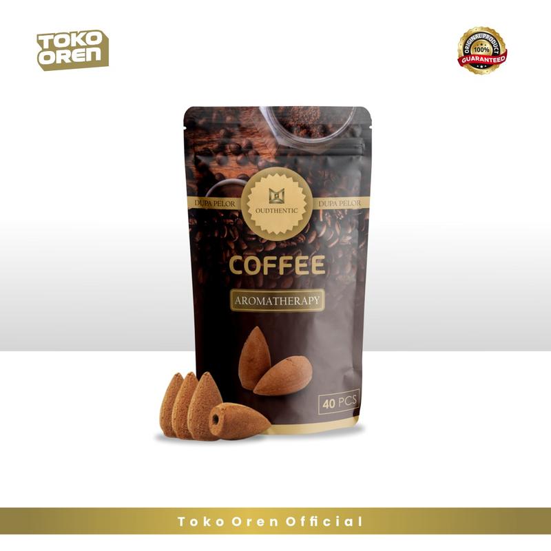 COFFEE - Isi 40 pcs Dupa Mini Pelor Kerucut Asap bawah Oudthentic Bunga 0