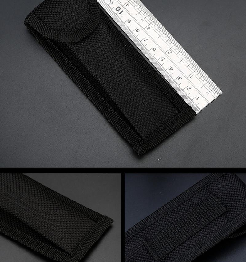 Product Introduction of 1PC Oxford Nylon Folding Knife Sleeve Packaging Outdoor Camping Hiking Nylon Case  Knives Cover Bags Pouch Organizer 17