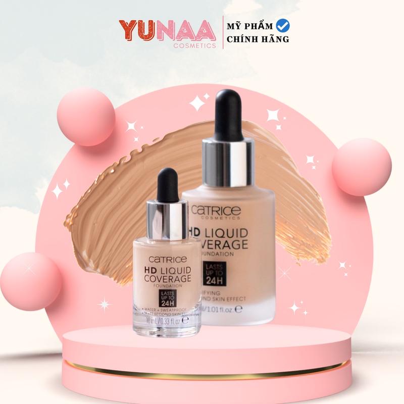 [Y115] Kem nền CATRICE HD Liquid Coverage Last Upto 24h 30ml