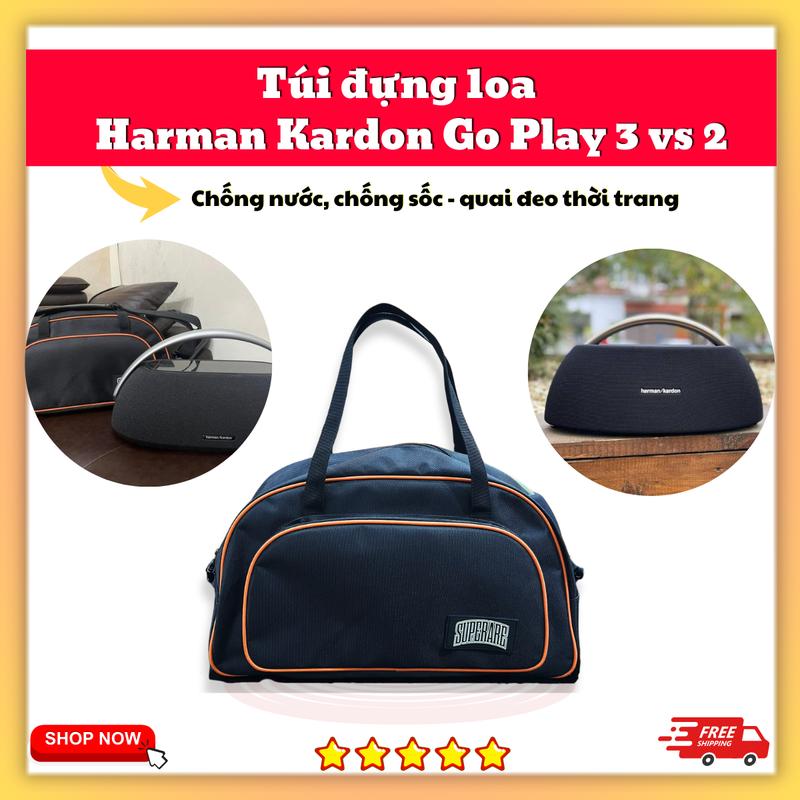 Túi đựng loa thời trang Harman Kardon Go Play 3 vs Go Play 2 - Có chống sốc,quai đeo Nghe Nhạc