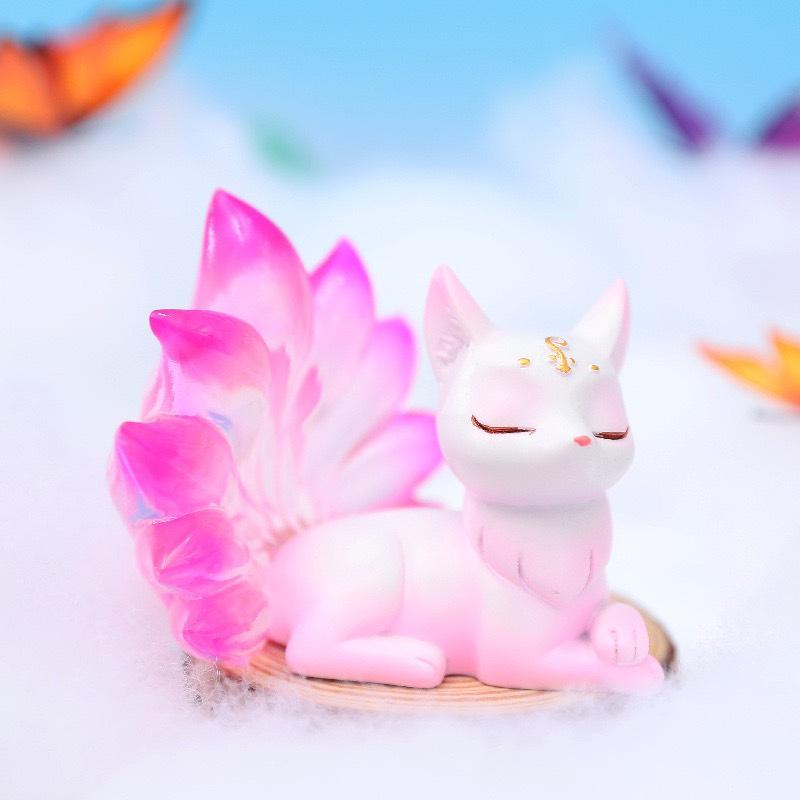 Mô Hình Cửu Vĩ Hồ Cáo Nhỏ GUMIHO Trang Trí Ô Tô_Art House 2
