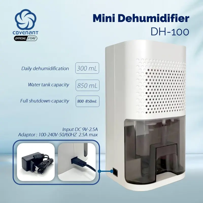 Covenant Mini Dehumidifier DH100 4