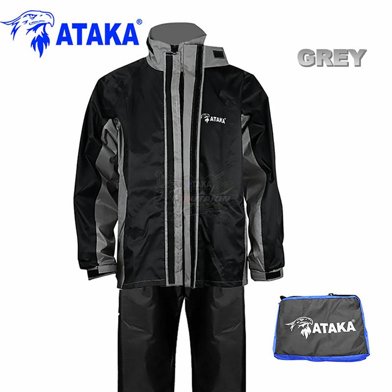 Product Introduction of ATAKA A9 II Raincoat SET S-6XL Suit Rainproof Universal Motorcycle Plus Raincoat 2 Layer Rainsuit ATAKA Raincoat II Reusable Waterproof PVC Motorbike 11