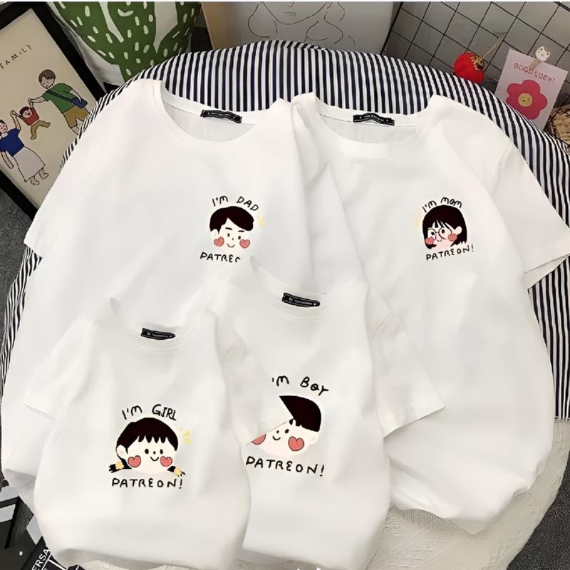 Áo Gia Đình Cao Cấp Chipi Patreon Hình In Sắc Nét Đồ Đôi Mẹ Và Bé Mặc Ở Nhà, Đi Chơi, Du Lịch Mát Mẻ