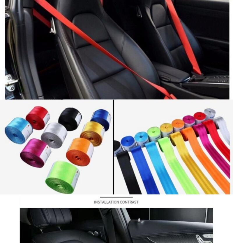 Product Introduction of 【24-hour shipping+free shipping+COD】3.5 Meter UNIVERSAL Car Seat Belt Front Safety Webbing Fabric Strap Strip Perodua Proton Perodua Myvi Axia Bezza Saga Blm FlX FL Wira Iswara Persona 8
