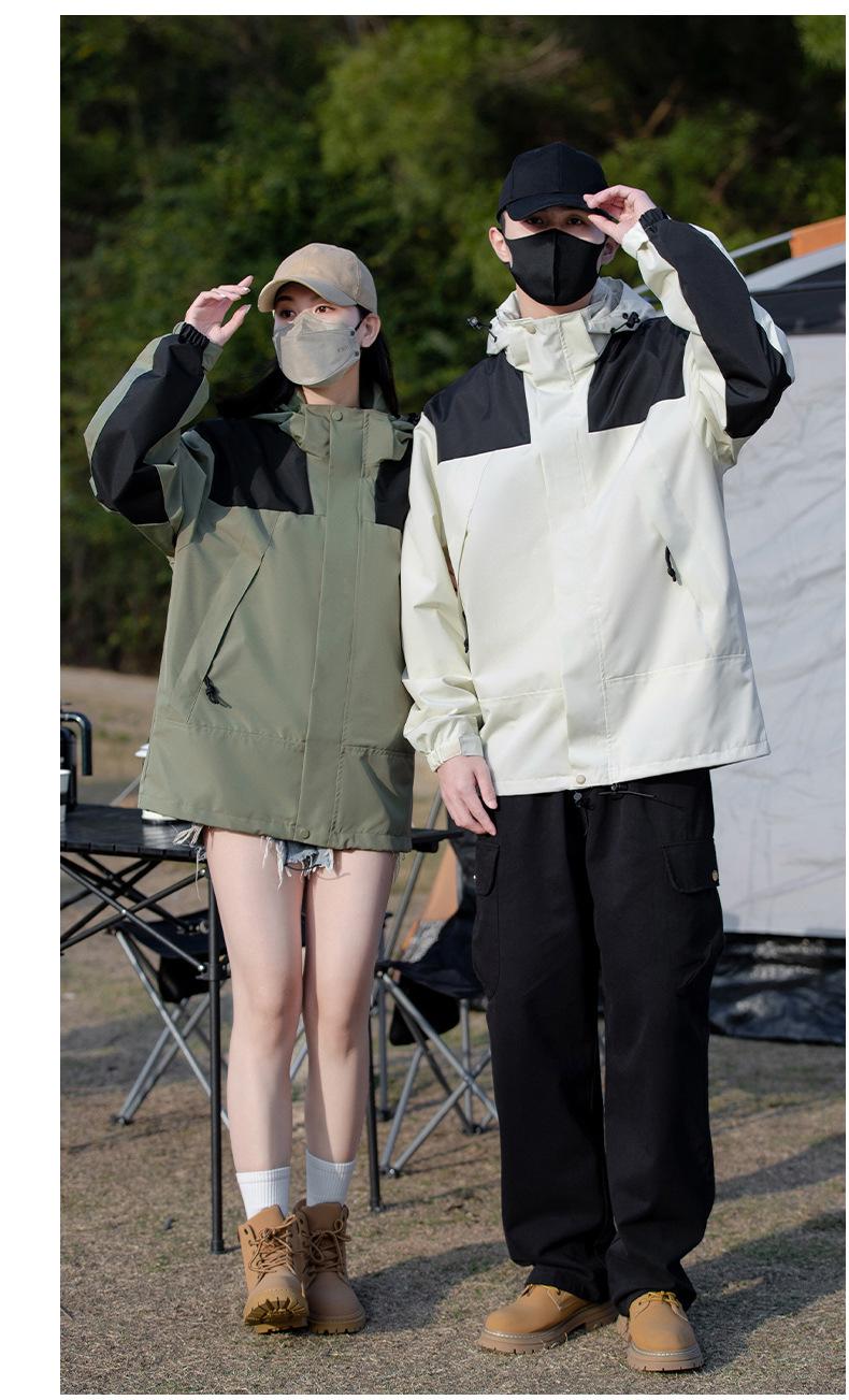 Product Introduction of Trendy Unisex Outdoor Jacket for Couples jaket gorpcore carumby drizzle Fashion Menswear Shell Coats Stylish Tops Lingerie Hoodie Longsleeve 15