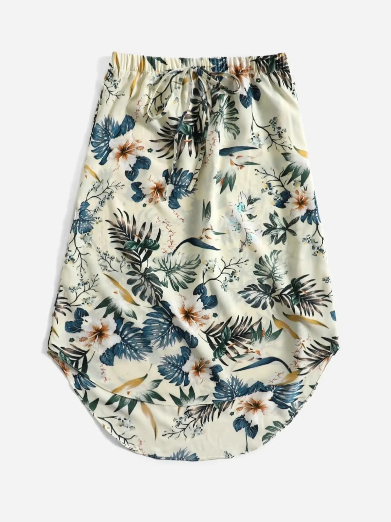 Women's Floral Print  Skirt, Boho Fashion Casual Skirt for Daily Holiday Vacation Wear, Ladies Bottoms for All Seasons