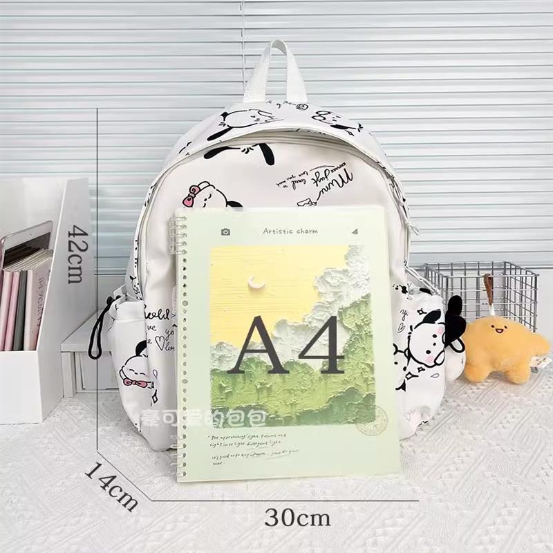 Ba Lô Pochacco, Phong Cách Nhật Bản, Nữ Và Học Sinh Trung Học Cơ Sở, Đơn Giản Và Nhẹ, Giá Trị Cao, Thích Hợp Cho Học Sinh Tiểu Học, Thiết Kế Hoạt Hình Dễ Thương, Xu Hướng Ins, Năm 2024 2