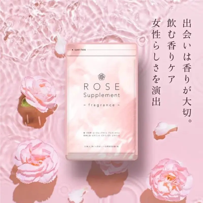 VIÊN UỐNG THƠM CƠ THỂ ROSE FRAGRANCE HOA HỒNG NHẬT BẢN