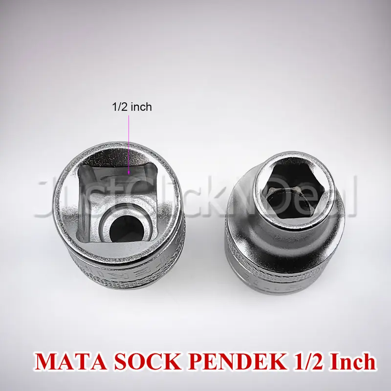 Tekiro Mata Sock 8 - 22 mm 1/2 Inch 6PT Kunci Sok Hand Socket 3