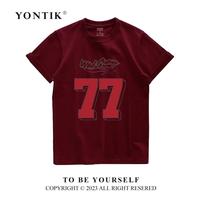 Gambar YONTIK {100% COTTON 24S} Kaos Distro Unisex Original Motif "77" Katun 24S Cewe Cowo Basic Style Crewneck Baju Nyaman Pasangan Lembut Oblong Panjang Atasan Dewasa Keren Cewek Pendek  Polos Oversize Combed baju  atasan  wanita - Hitam, M dari Cotton Apparel By KL Kota Administrasi Jakarta Barat 3 Tokopedia