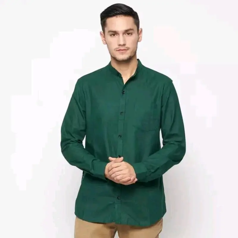 KEMEJA LENGAN PANJANG Polos Formal Casual Slimfit 3