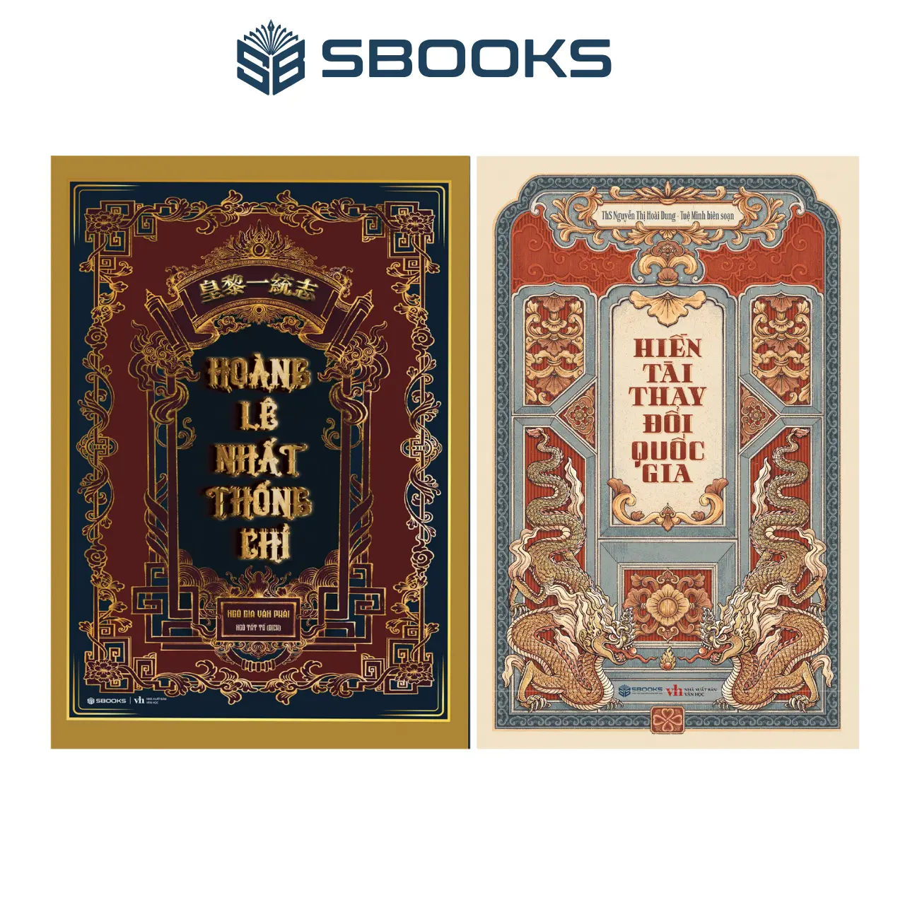 Combo 2 Cuốn: Hiền Tài Thay Đổi Quốc Gia + Hoàng Lê Nhất Thống Chí - Sbooks
