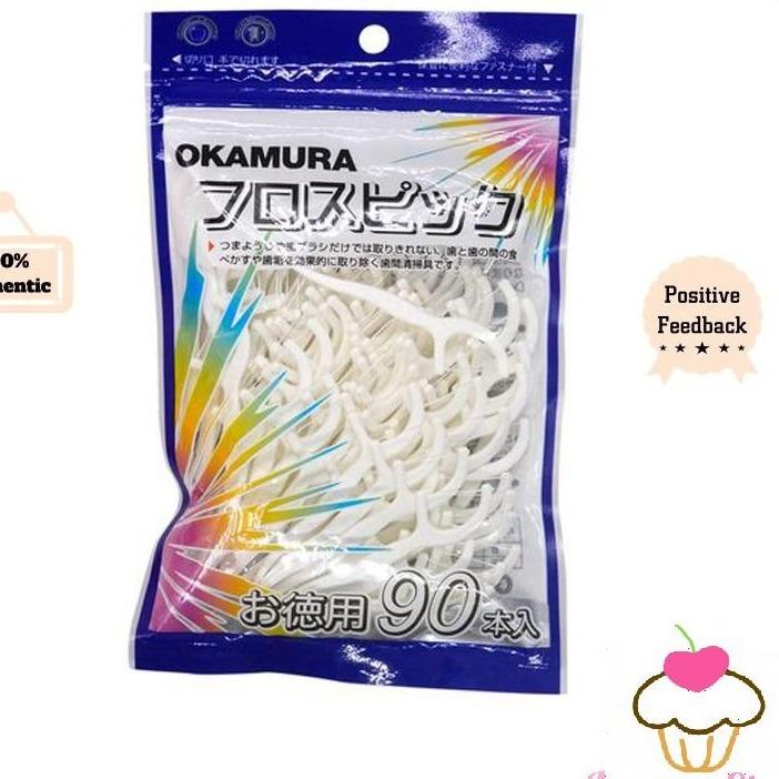 Tăm kẽ chỉ nha khoa chất lượng Bịch 50 cây/90 cây - Nhật Bản Nữ Whitening Trắng Răng