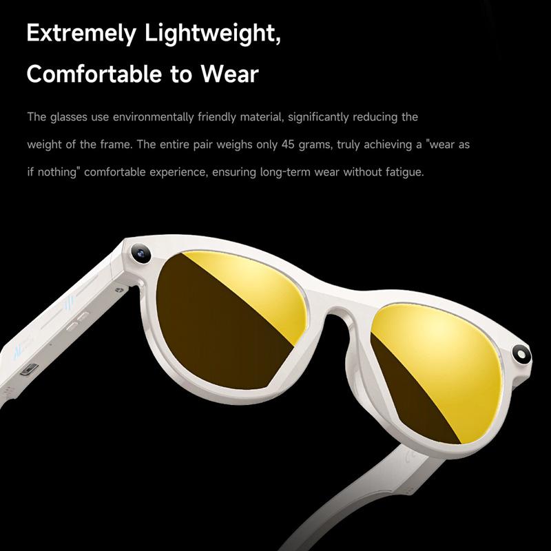 AI Smart Glasses 8K HD Camera 1200W Pixels SunGlasses Multifunctional Bluetooth Call Voice Assistant Music Translation Glasses - Image 4